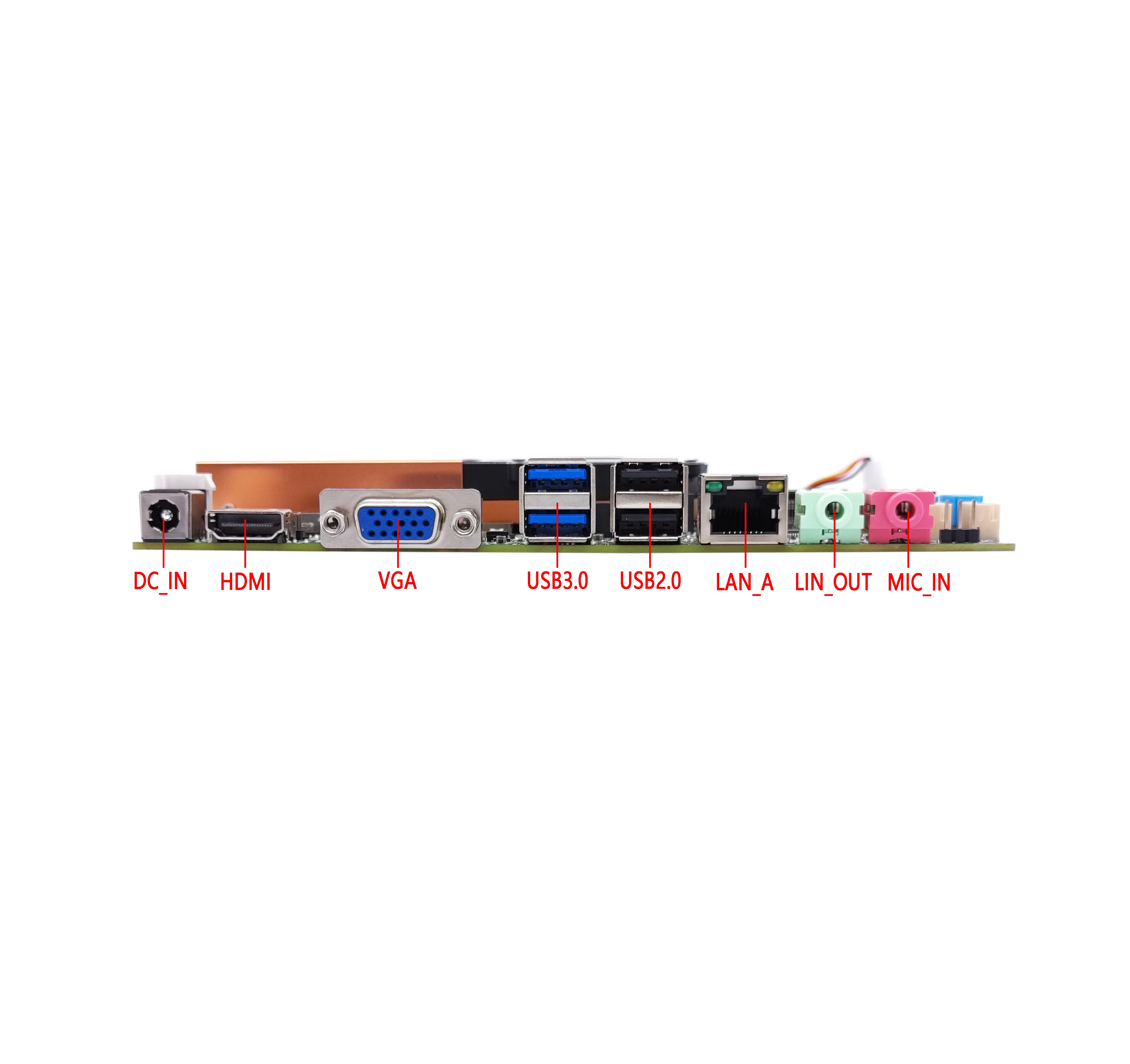 Factory X86 Mini-ITX Motherboard with  I7- 7500U/7600U DDR3 32GB VGA HD-MI EDP/LVDS for Industry Office Business Kiosk view 2