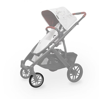 Buggy Wheel Tire For Uppababy Vista V1 V2 Pushchair Front Wheel PU Tubeless Tyre Cover DIY Baby Stroller Replacment Accessories