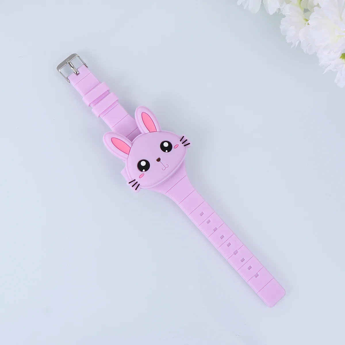 

Детские часы с героями мультфильмов, силиконовые светодиодные детские часы, подарок на день рождения, вечерние подарки для детей ясельного возраста, фиолетовые