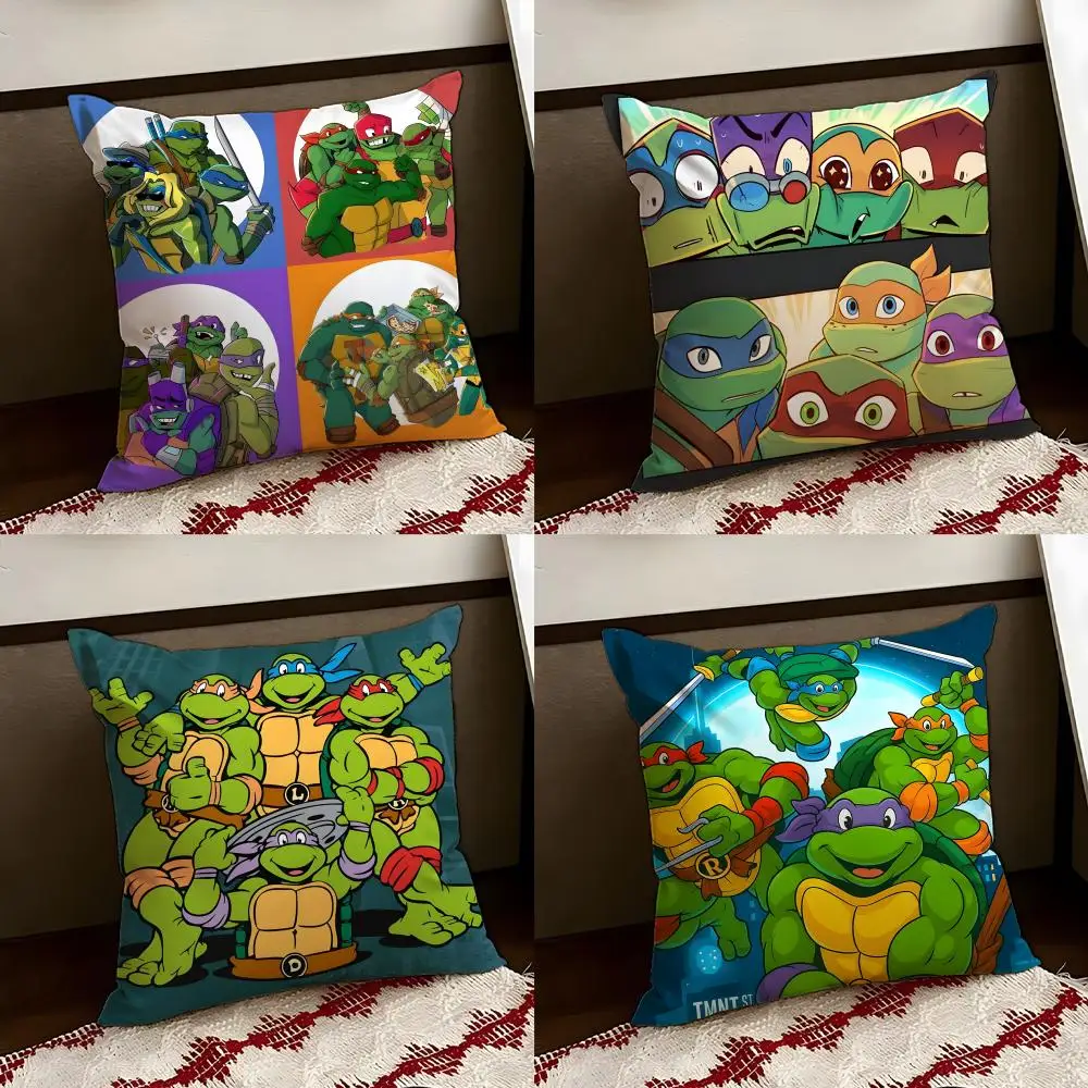 

Чехол для подушки Teenage Mutant N-Ninja Turtles, двусторонний, мягкий, прочный, для дома и автомобиля, универсальный, для ежедневного комфорта