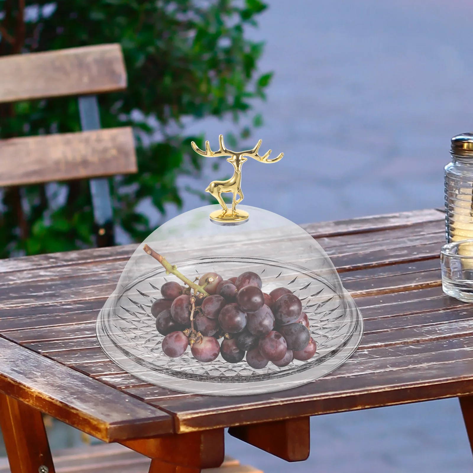 Cake Tray Clear Cake Stand Dome Cover Snack Serving Tray Dessert Display Storage for Wedding Party Bakery Birthday