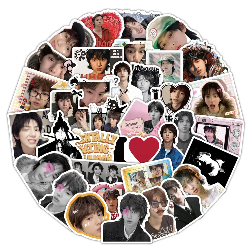Unique Juhoon Graffiti Sticker Pack 50 Sheets Waterproof Stickers Ideal for Suitcase Fridge and Phone Cover Giajar Sticker Store