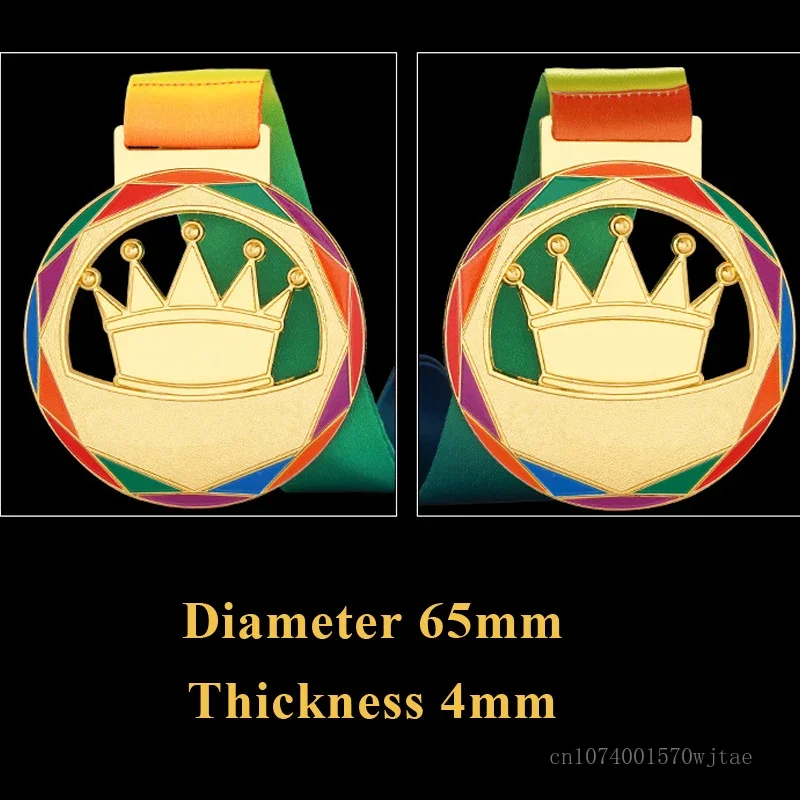 Customized Creative Marathon Commemorative Neck Hanging Team Souvenir School Activity Honor Plate Team Rewards, Home Decor Medal