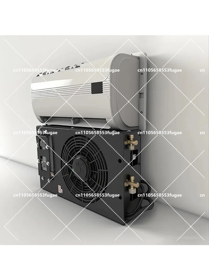 12V High Split Parking AC Cooler Mobile Air Conditioner R-134A Refrigerant Fan for Trucks RVs
