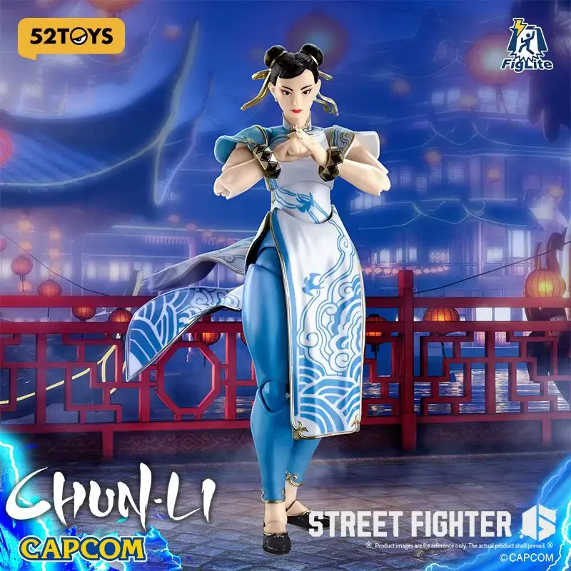 

New 52toys Action Figure Figlite Street Fighter 6, 1pc Collectible Desktop Decoration, Creative Gift For Birthday, Height: 15cm