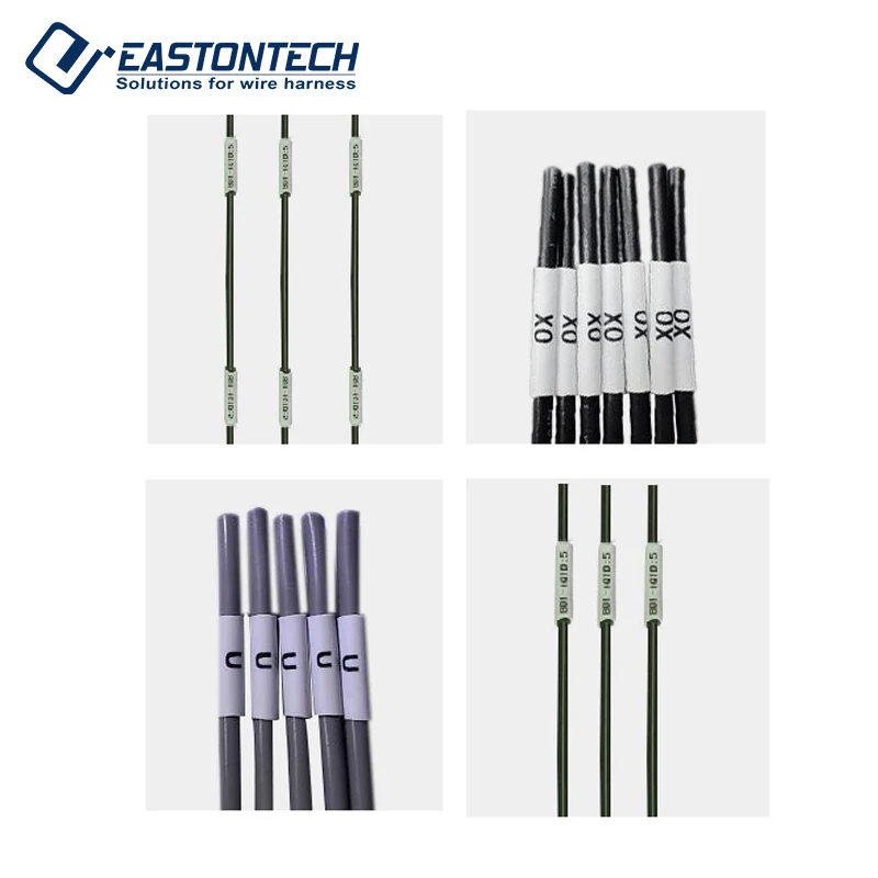 EW-1260 Cable Manufacturing Equipment 0.5-6mm2 Wire ID Printer Applicator Wire Cut Strip Machines With In-line Labeling System