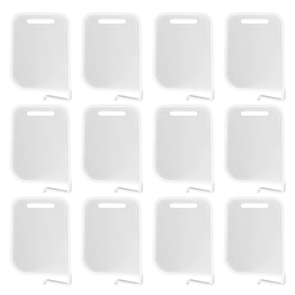 24 Pcs Compartment Partition Fridge Refrigerator Storage Divider White Plastic Container Separator Kitchen Facilities