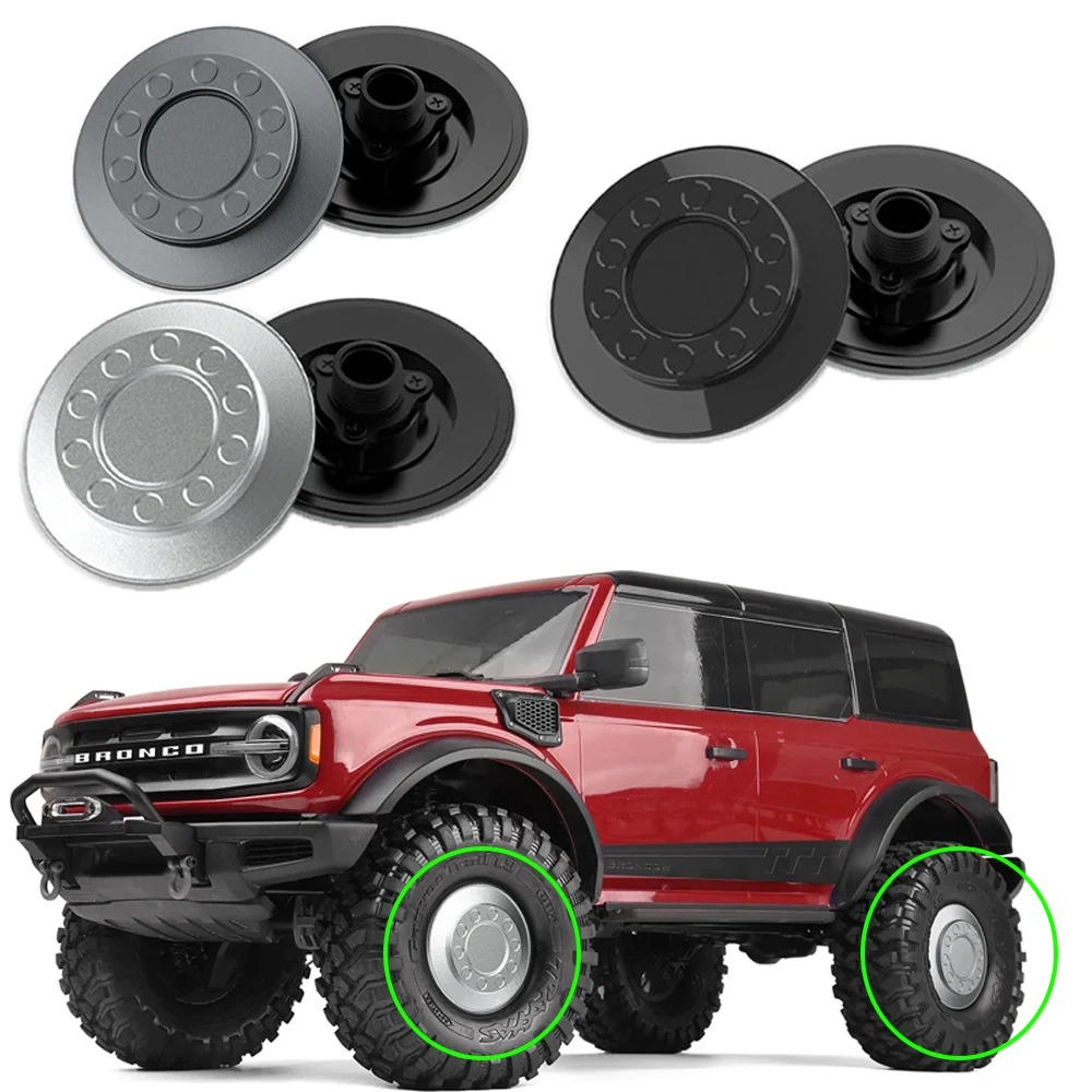 Grc 1.9-inch Metal Wheel Hub Decorative Cover for G01, G02, G03, G04, G05, G08, G10, G12 Wheel Plastic Decorative Cover