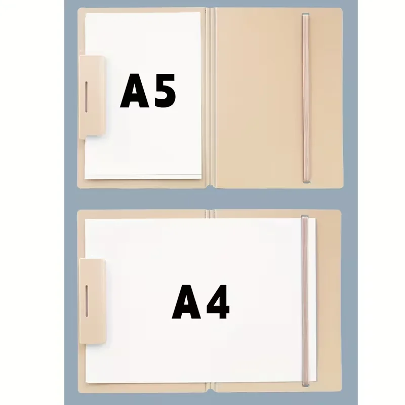 1pc Foldable File Folder with Dual Shoulder Straps - Portable Document Organizer for Office & School Use, Secure Closure