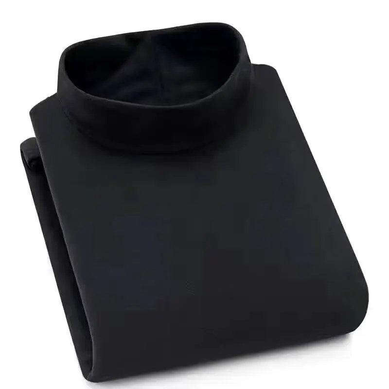 مزدوجة الوجه Fce High-Ne الرجال قاعدة irt الشتاء Sle طويل Sve ملابس اخلية حرارية Dervo العصرية Ciwalk محبوك سترة