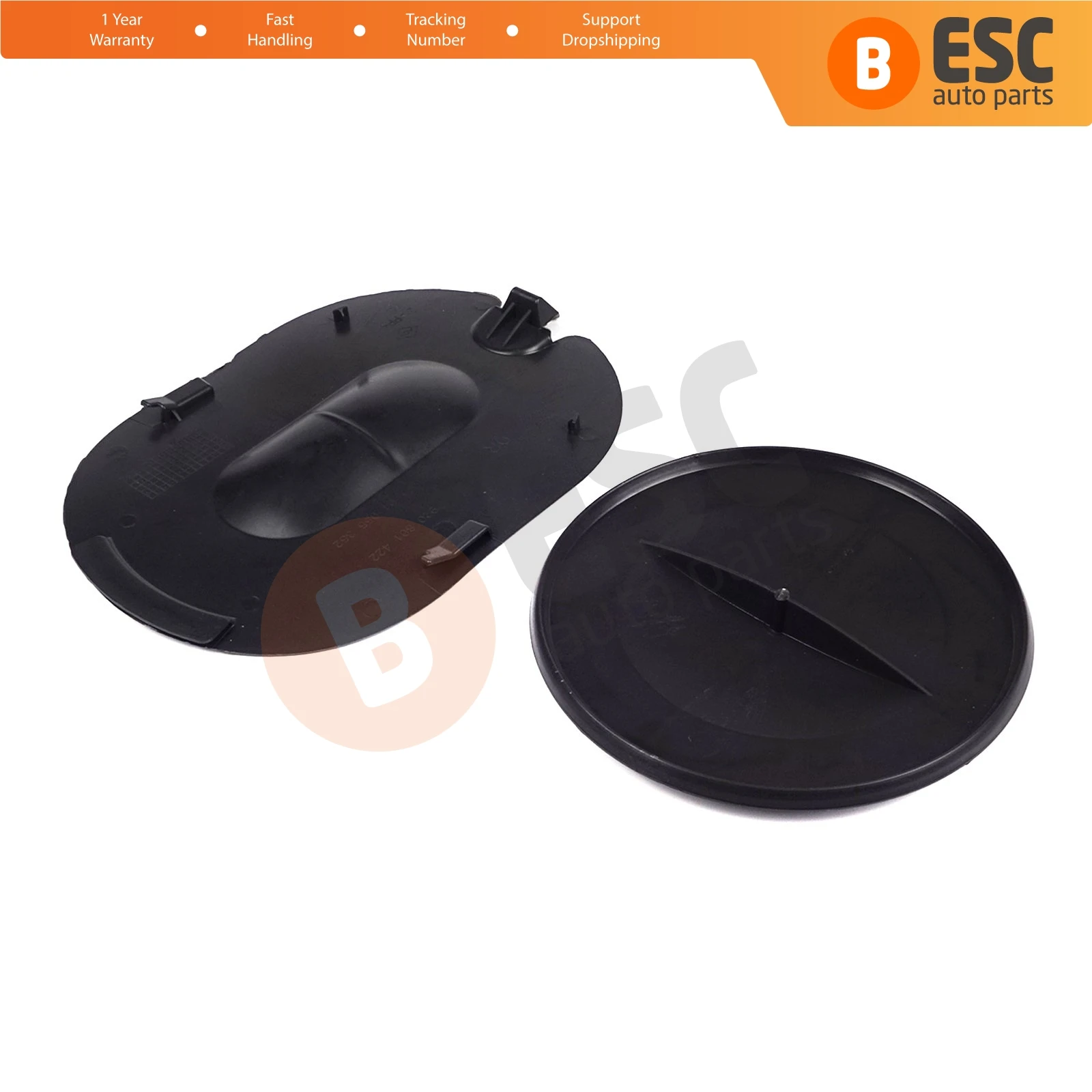 ESC Auto Parts ESP597 Headlight Splash Guard Flap Cover Right Left 7701055352 7701055351 for Renault Megane MK2 Ship From Turkey