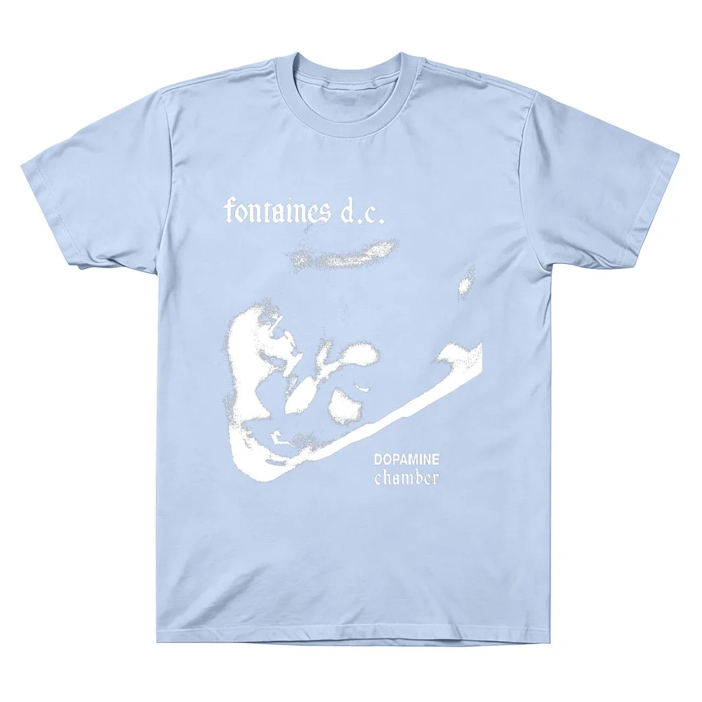 Dopamine Chamber One Colour Dc T-Shirts Fontaines D.C. Kurzarm-T-Shirt Herren Baumwoll-Tee Unisex High Street Komfort Locker Geschnittenes Oberteil – Detail 12