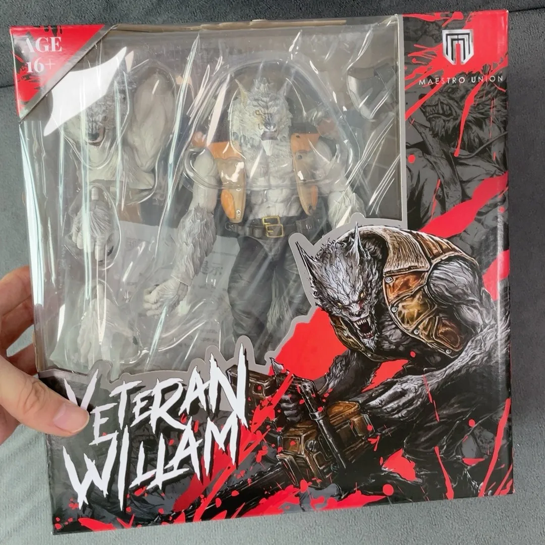 

Original Furay Planet Mu-Fp002w 1/12 Wilderness Hunter White Werewolf Model Butcher William Action Figure Toys Full Set 20cm