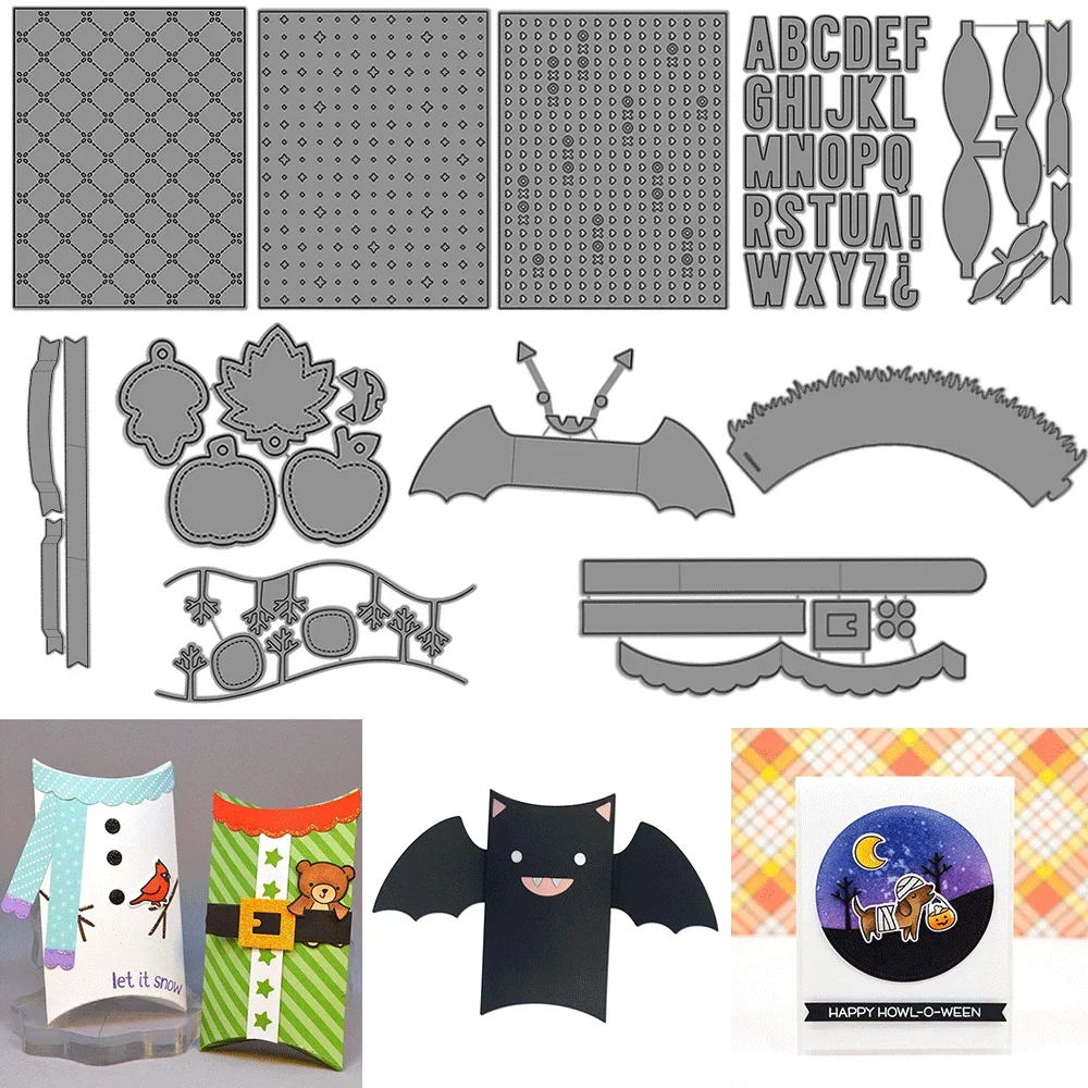 Gesteppter Stern-Hintergrund, Metall-Stanzformen, genäht, gewellt, Prägung, gestanzt, für DIY-Kartenherstellung, Scrapbooking, Bastelbedarf