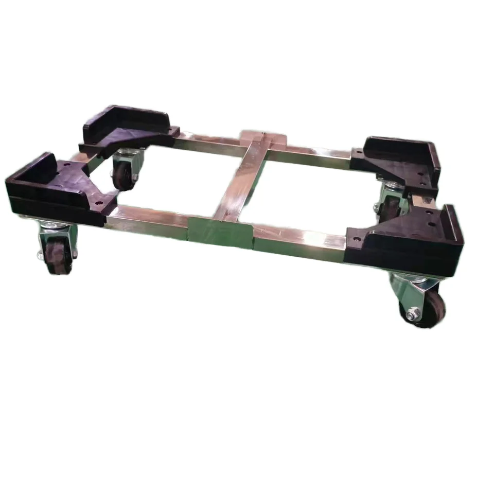 Custom ESD printed circuit board magazine holder trolley trolley flip trolley with platform construction for case storage and