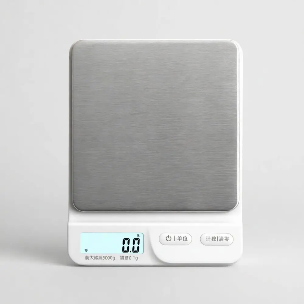 Precise Digital Food Scale Kitchen Weight Tool For Baking Coffee Cooking Stainless Steel Portable Electronic Gauge