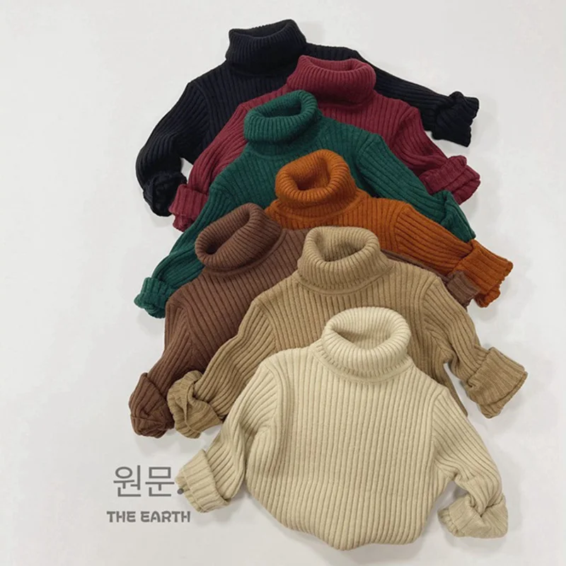 سترات أطفال جديدة لعام 2025 سترات للأولاد بياقة مدورة بلوفر بقاعدة صلبة سترات تريكو للأطفال بعمر 1-6 سنوات سترات للأطفال #1