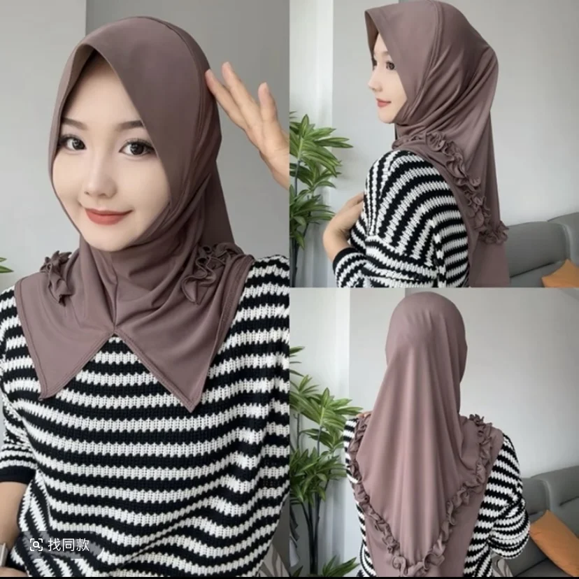 

Muslim Hijab Accessories Islam Clothing Moslem Head Scarves