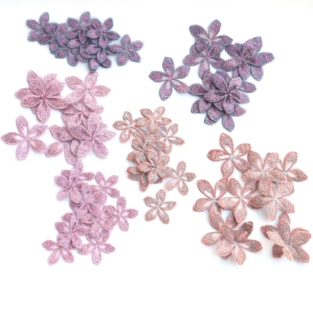 20pc/lot diy craft supplies embroidery flower Patches for clothing Floral patches for bags decorative parches appliques