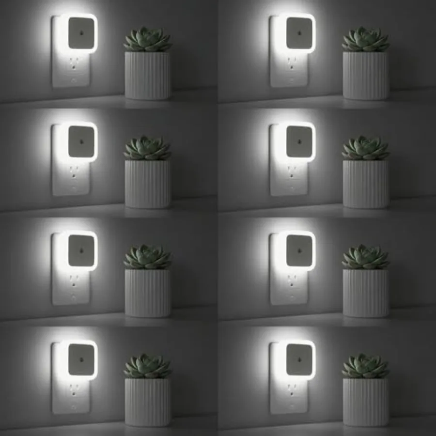 

Night Light, Night Lights Plug into Wall 8-Pack, Nightlight Plug in Night Light, Dusk to Dawn Night Lamp Led