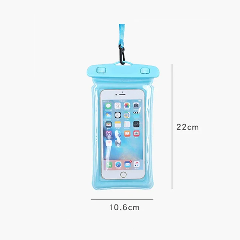 กรณีโทรศัพท์กันน้ําว่ายน้ําลอยสําหรับiPhone 13 14 15 16 Pro Samsung S23 S25 Xiaomi Huaweiกระเป๋าด้านล่าง 6.8''