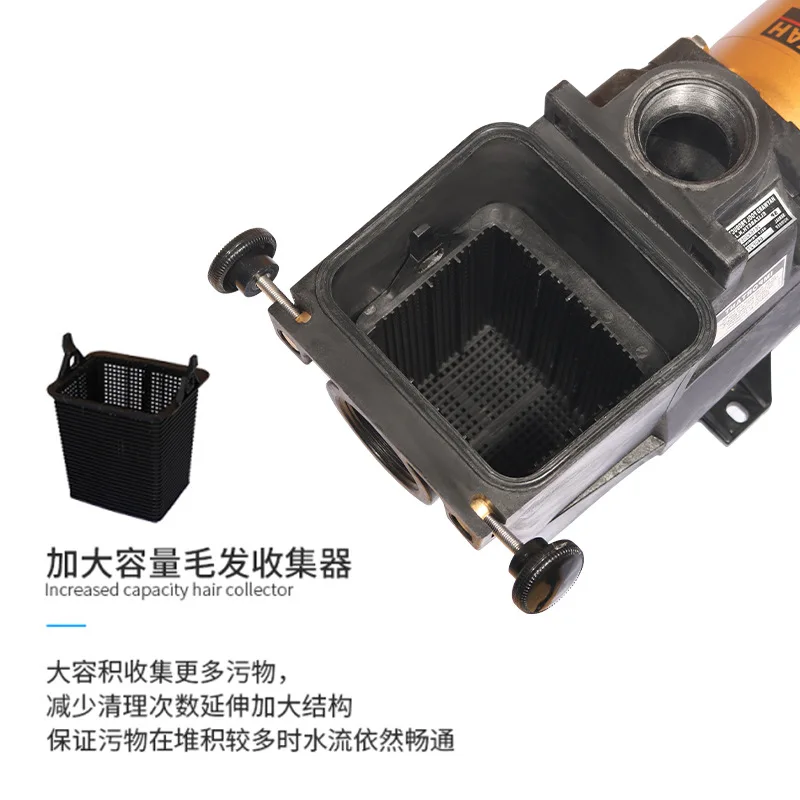 For Hayward Swimming Pool Circulating Water Pump SPA Hot Spring Sand Filter Pump High Temperature Large Flow 3HP 380V