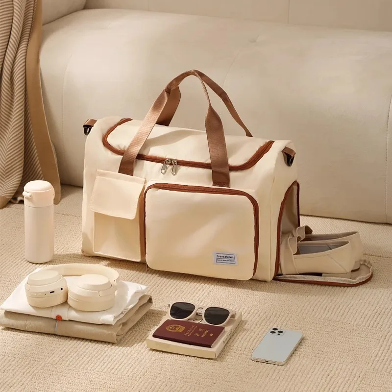 

Ультралегкая портативная складная дорожная сумка для мужчин и женщин, ручная сумка для плавания и фитнеса, органайзер для хранения вещей на короткие поездки