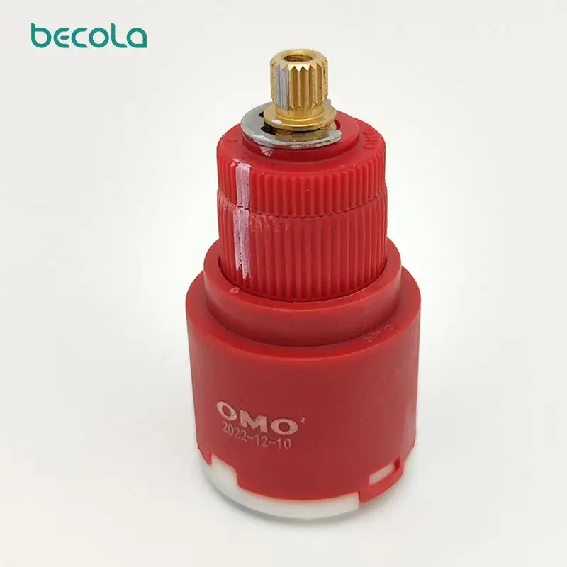 Becola thermostat Ceramic Cartridge Faucet Cartridge Mixer Low Torque Faucet Accessories Rotation Flat Base Faucet valve core