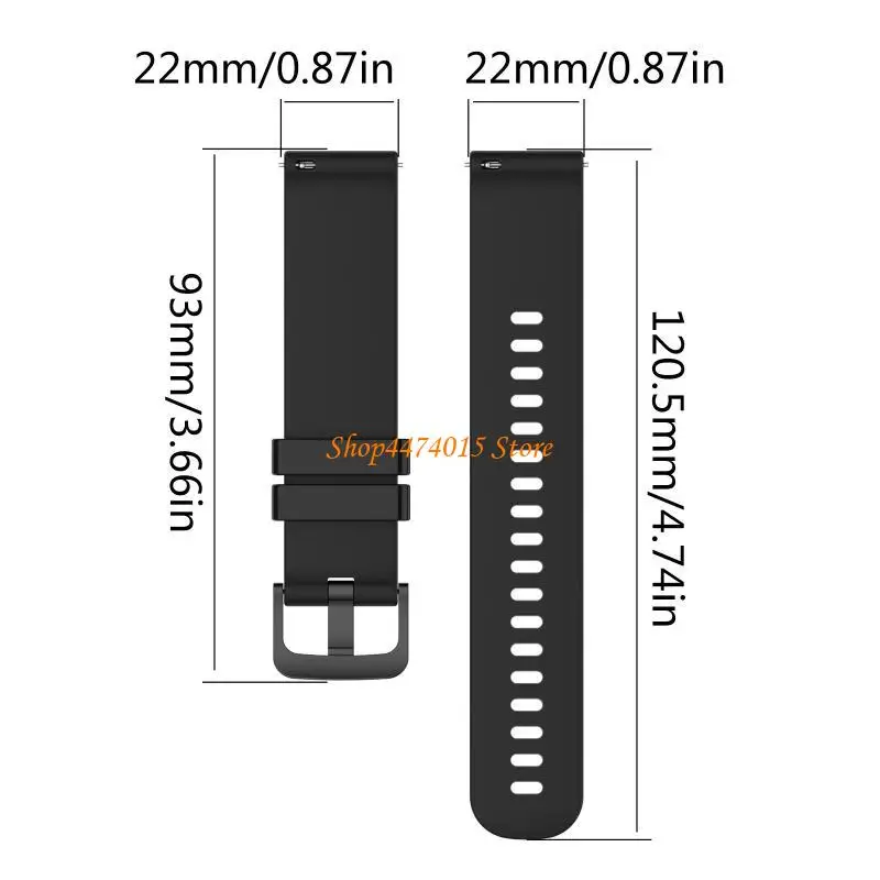 K1AA Silicone Watchband Response Band Band STRAP 22 مم للمشي X/GRIT X