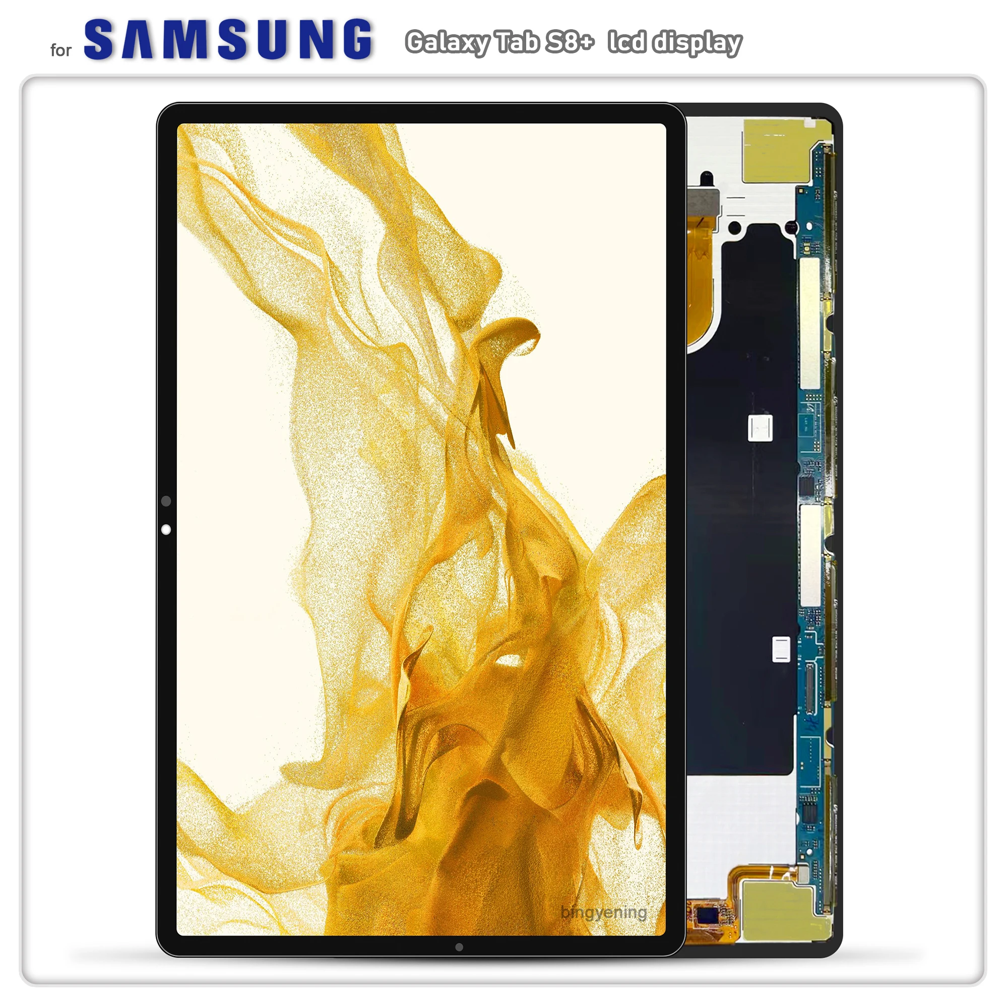 12.4'' For Samsung Galaxy Tab S8 Plus X800 X806 LCD Display for Tab S8+  Touch Screen Digitizer Panel Assembly Replacement Parts