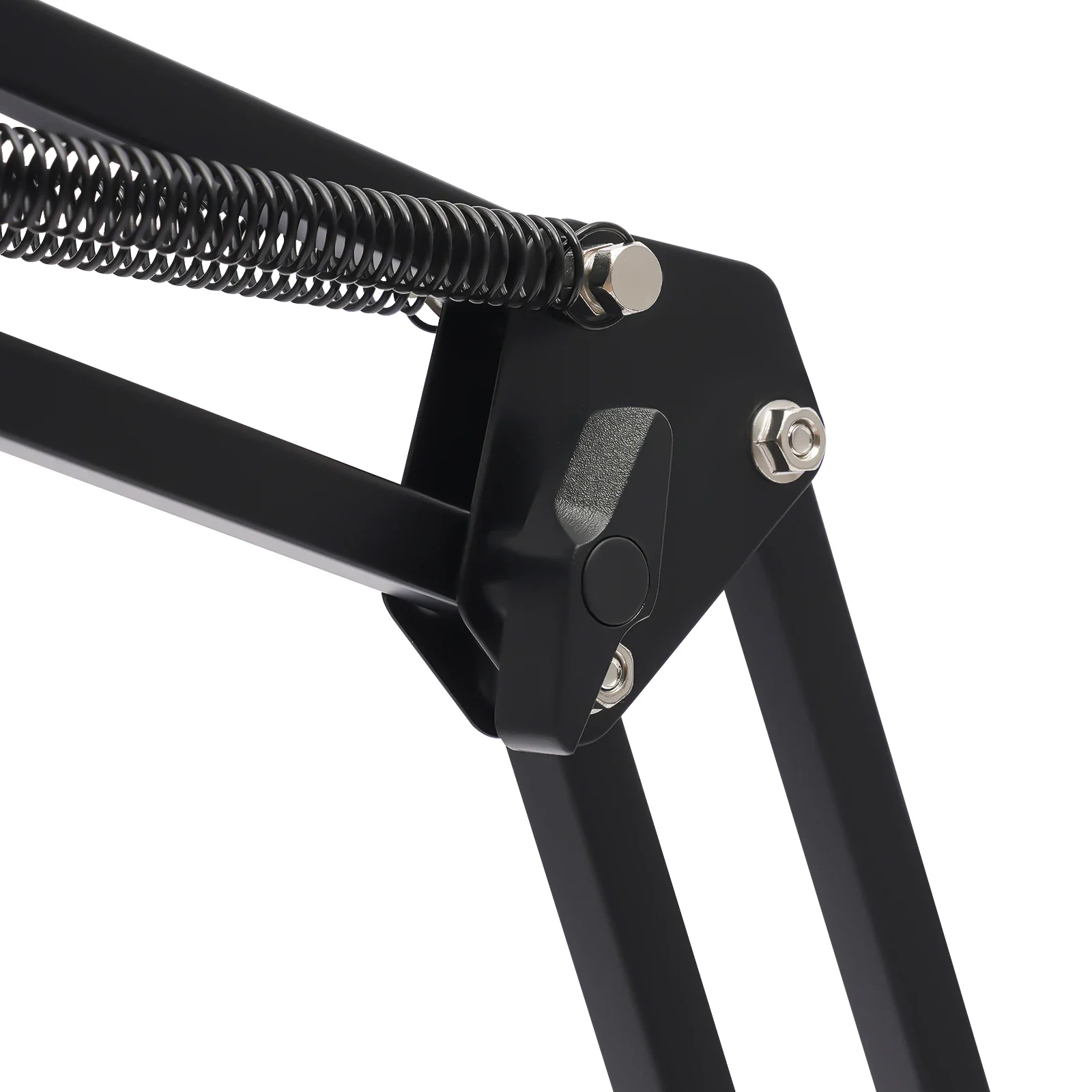 Haartrockner-Ständer, um 360 Grad drehbarer Fön-Halter, höhenverstellbarer Haartrockner-Rack mit schwerer Basis für den Heimsalon – Detail 4