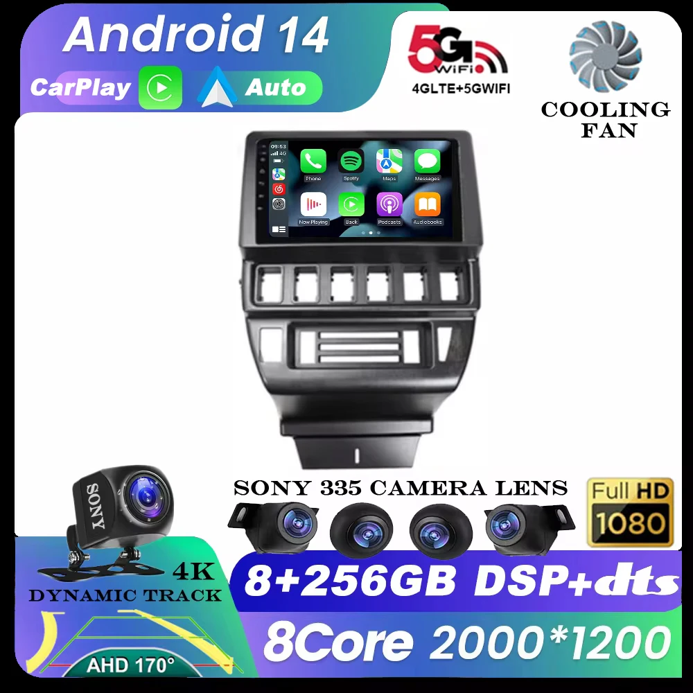 

Android 14 For LADA NIVA 1993 - 2017 2018 Car Multimedia Video Player Navigation Stereo GPS 5G Carplay Auto radio