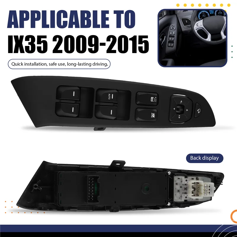 

A58X-выключатель питания для Hyundai IX35 2009-2015, кнопка включения электрического стеклоподъемника с левым рулем