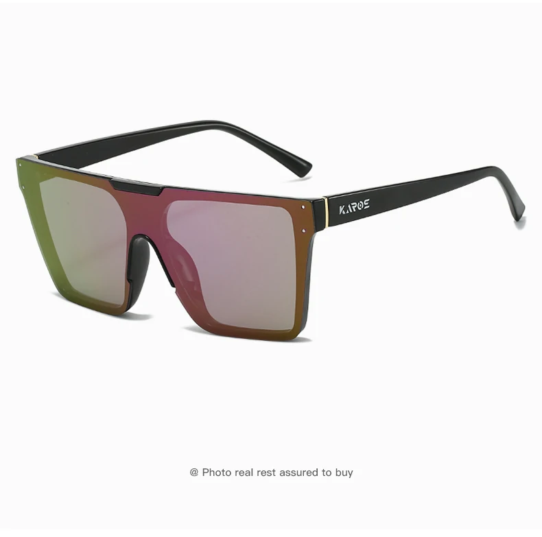 KAROS Mode Sonnenbrillen Strand Sonnenbrille Bunte UV400 Männer Frauen Outdoor Großen Rahmen Übergroßen Sportbrille YZ2017WB – Detail 17