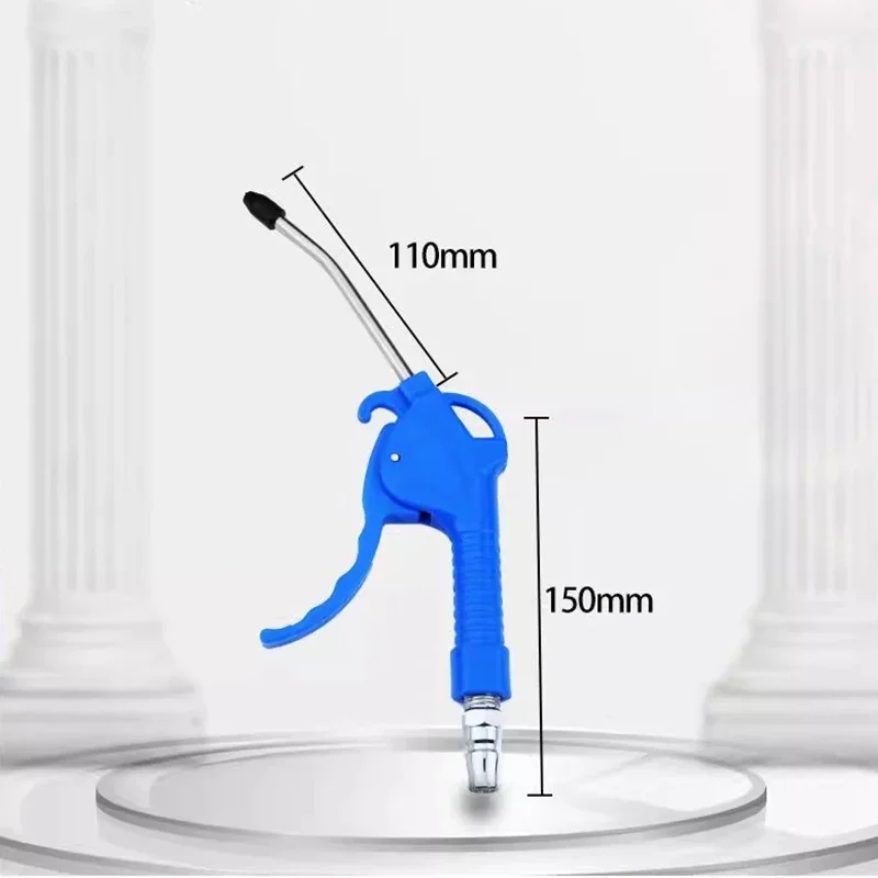 High Pressure Dust Blowing Gun Pneumatic Hardware Tool Dust Removal Gun Blowing Air Soot Blowing Gun Air Pump Extended Nozzles