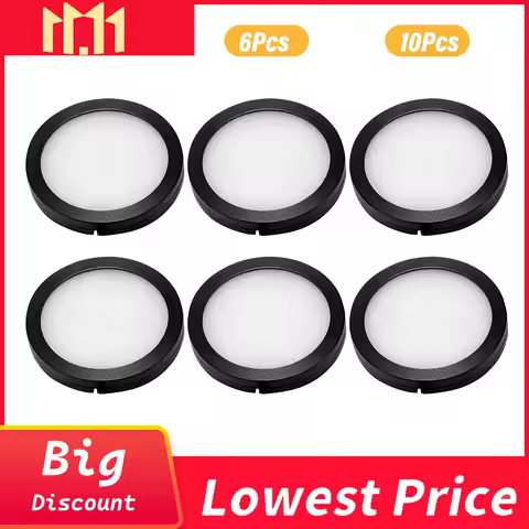 6/10pcs Interior 5V USB Puck Lights Boat Camping Trailer Lights LED Spot Light Van Camper Caravan Lights Motorhome LED Lighting