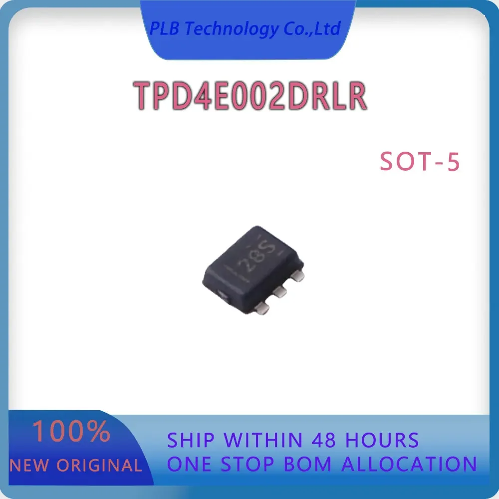 TPD4E002 Integrated Circuit TPD4E002DRL Original ESD Protection Diode Suppressors SOT553 New IC Electronics