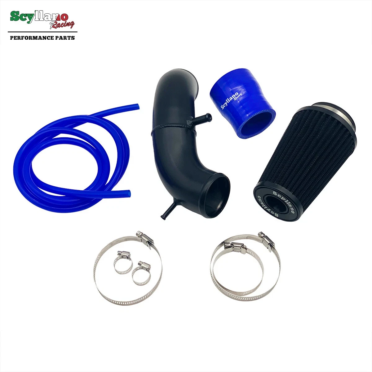 For Abarth 500 595 695 Air Intake Inlet Hose Kit High Flow Feed System In Original Airbox Position Replacement Performance Parts view 6
