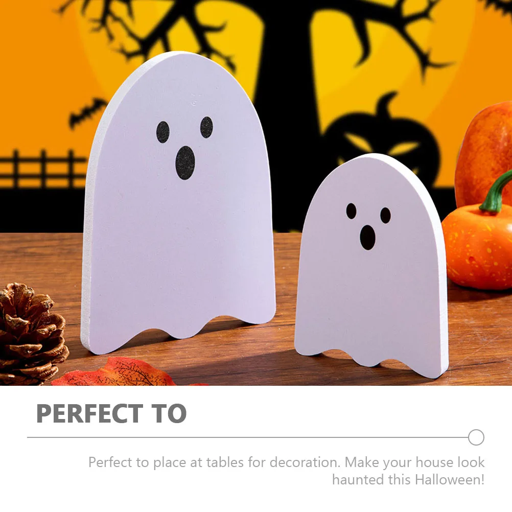 

4 Pcs Ghost Glasses Figurines Spooky Halloween Creative Home Desk AccessoriesHaunted Atmosphere nament Halloween