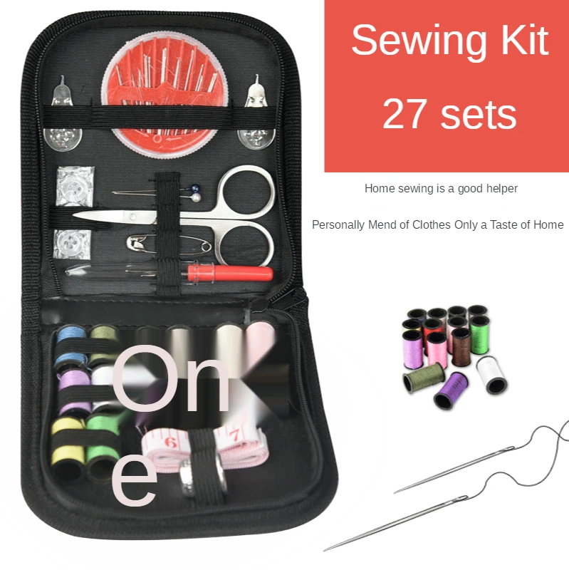 27-piece Set Sewing Stitch Set Home Sewing Tool Combination Hand Sewing Portable Travel Sewing Kit Sewing Accessories Supplies