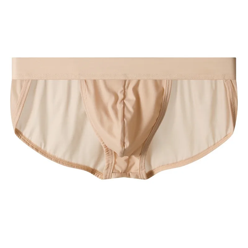 

Men's Underwear Ice Silk High Rise Triangle Briefs
