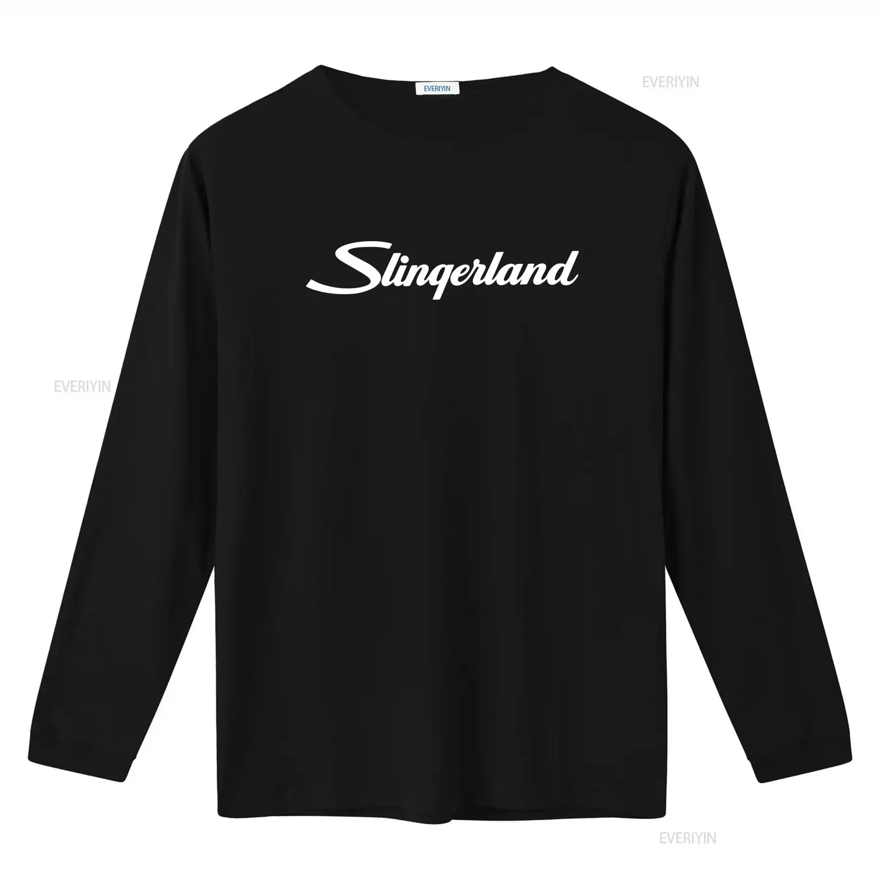 SLINGERLAND Drums T Shirt Available in All Sizes S M L XL XXL Black White Options vintage Washed Soft Top For Everyday Wear