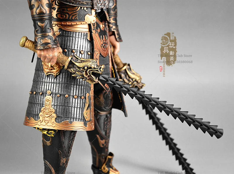 1/6 مقياس الذكور سلاح صغير اللعب السيف قواطع تشين تشيونغ العدالة الولاء محاكمة ل 12 بوصة عمل الشكل الجندي المشهد الدعائم