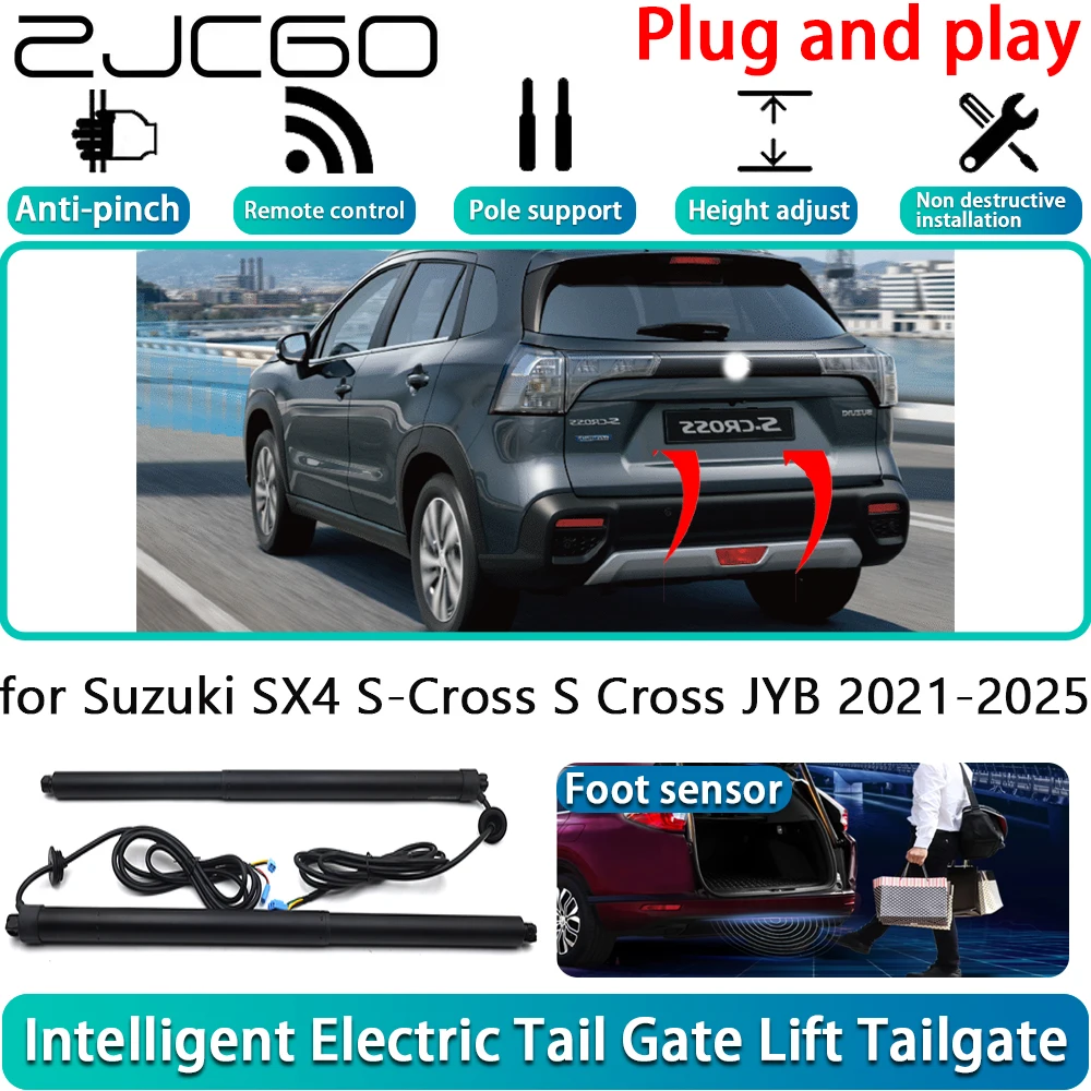 

for Suzuki SX4 S-Cross S Cross JYB 2021-2025 Electric Powered Tailgate Power Liftgate Automatic Tailgate System With Foot Sensor