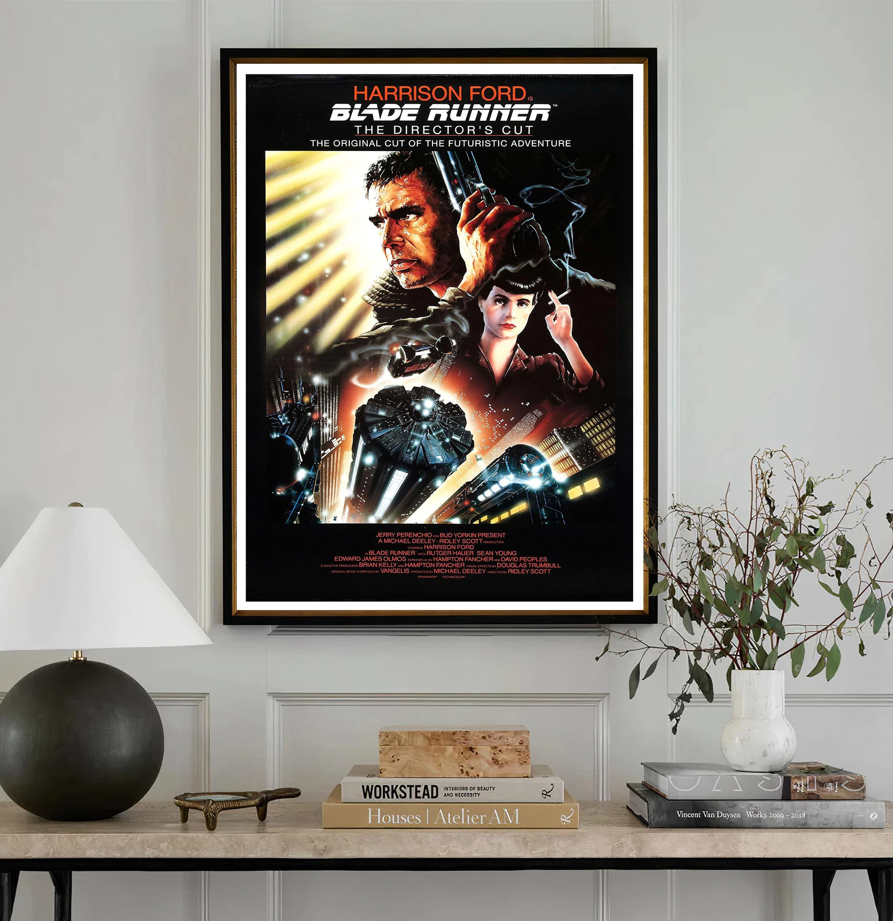 الكلاسيكية الرجعية المستقبل الفيلم بليد عداء 2049 المشارك يطبع حائط لوح رسم صورة فنية غرفة المعيشة بار نادي مقهى ديكور المنزل #4