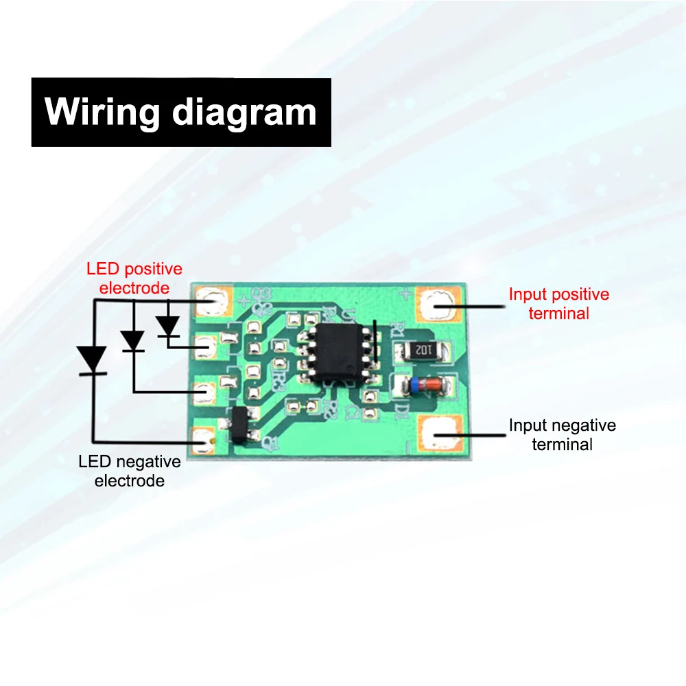 Controller di luce sfumata 3V-12V Dimmer automatico Dimmer LED Luce respiratoria Modulo driver di luce sfumata lampeggiante lento a 3 canali