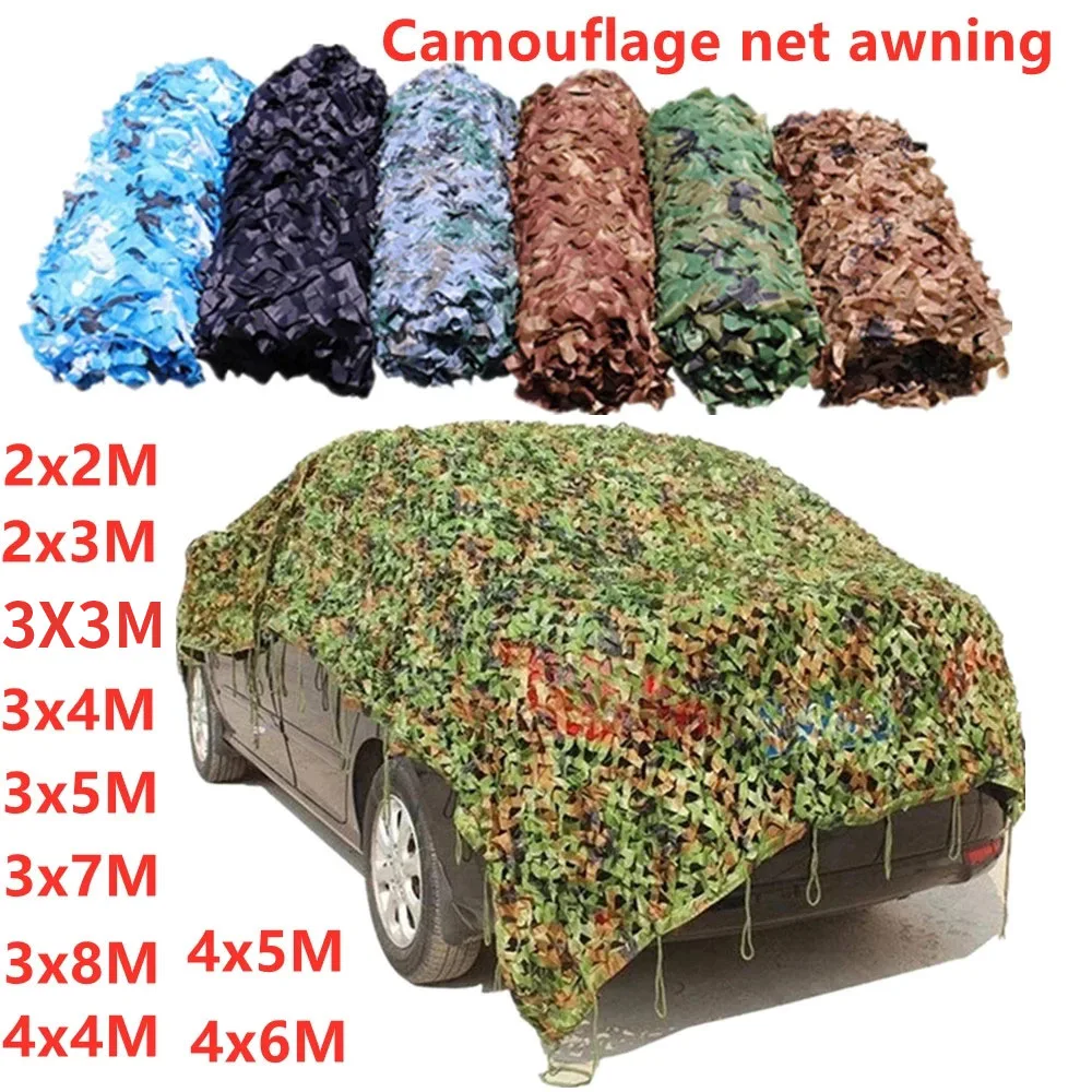 

Camouflage Net Garden Camouflage Net Sunshade Net Hunting Camouflage Net Car Tent Shadow White Blue Green Black Beige Desert