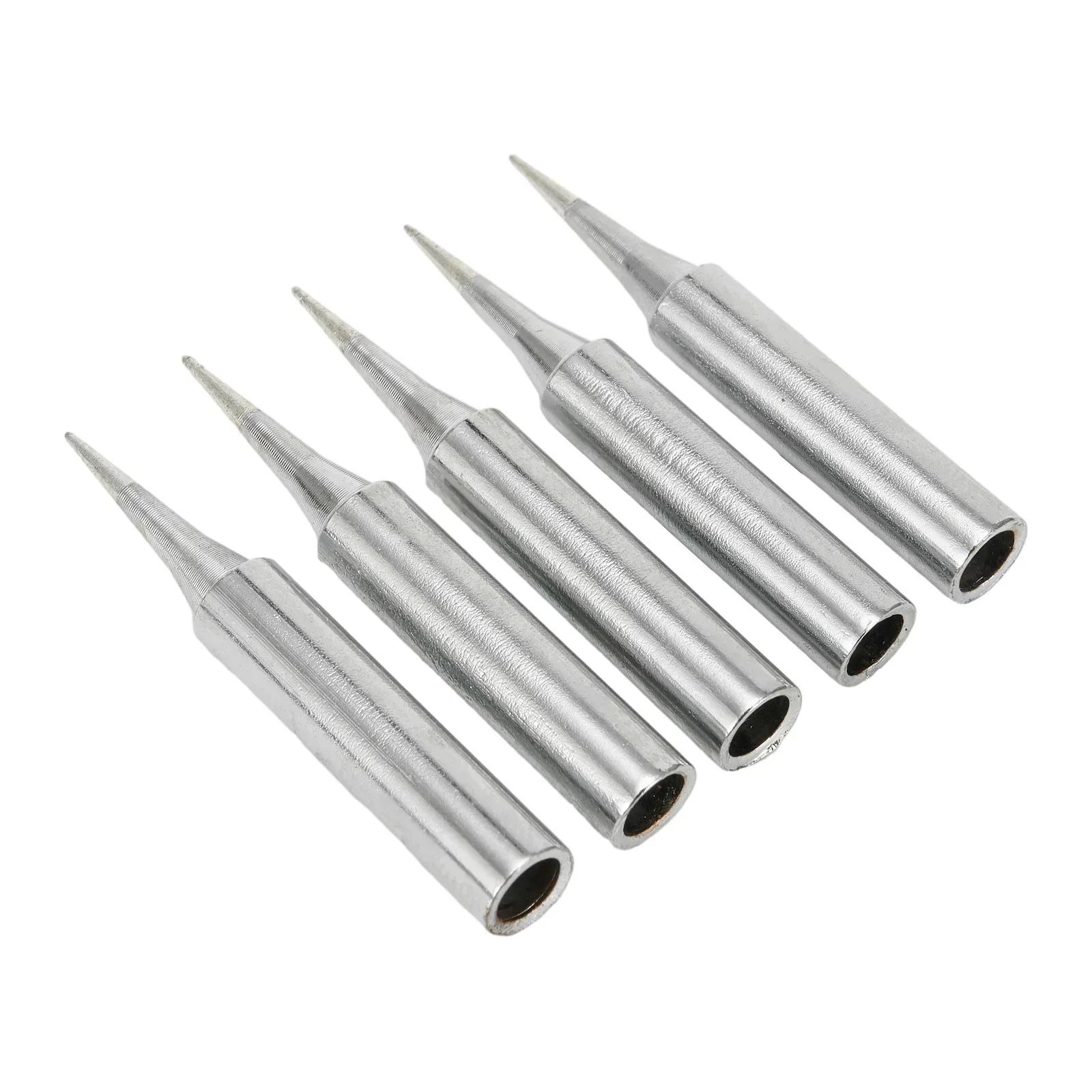 5pcs 900M-T Soldering Iron Tips Lead-Welding Tip Head For Welding Equipment Lower Temperature Soldering Supplies