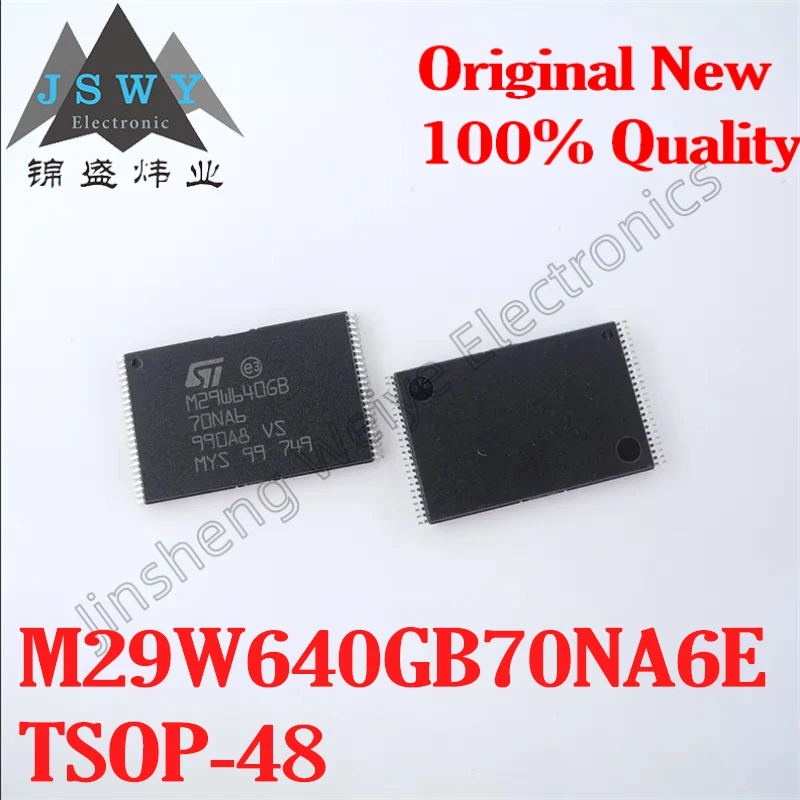 

(2/10PCS) M29W640GB70NA6E TSOP-48 M29W640GB70/64Mbit Parallel NOR Flash Flash Chip/New Original Spot Electronics