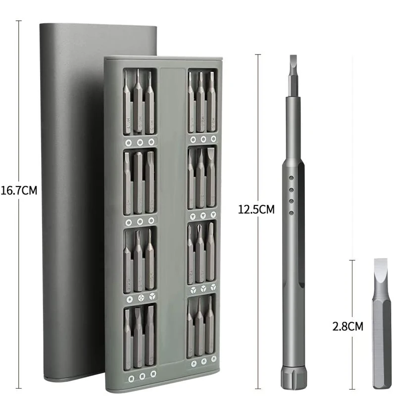 48/50 In 1 Screwdriver Set Magnetic Screwdriver Bit Precision Torx Hex Drill Bit PC Phone Screwdriver Kit Hand Tool Kit